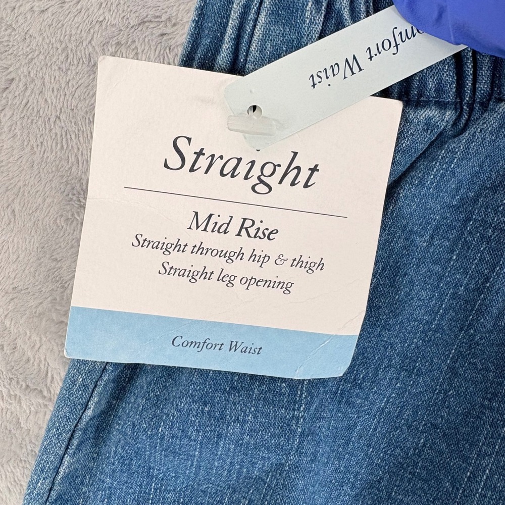 Croft & Barrow Jeans Womens 12P (29x26) Short Straight Leg Comfort Waist Petite - Picture 6 of 9